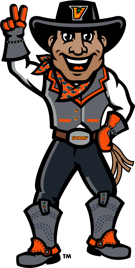 UTRGV Vaqueros 2019-Pres Mascot Logo diy iron on heat transfer